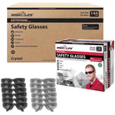 Keystone Full-Color Polycarbonate Safety Glasses, Anti-Scratch, ANSI Z87.1