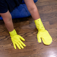 Bison Life Kleen Mitt Polish Mitt Refill, Long-Pile Polyester Buffering Pad, OSFM Left Hand
