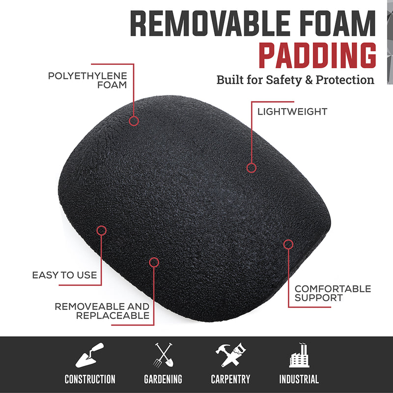 Replacement Pad Foam Inserts for Ultra Lightweight Gardening Knee Pads, Removeable, 2 Pairs
