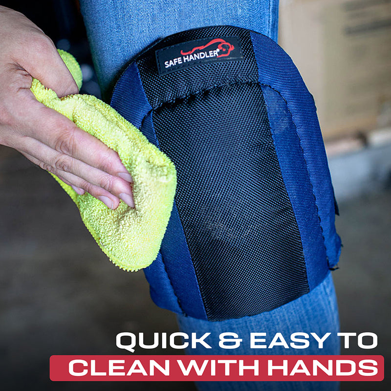Safe Handler Flooring & Roofing Knee Pads for Men and Women with Soft EVA Foam Padding and Adjustable Velcro Straps, Lightweight Knee Protection