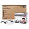 Crystal Clear Lens Color Temple Safety Glasses, Anti-scratch coating