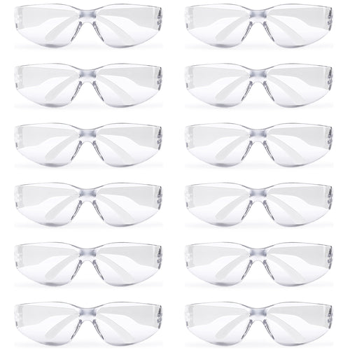 Bison Life Hyline Anti Fog Wraparound Safety Glasses, ANSI Z87.1