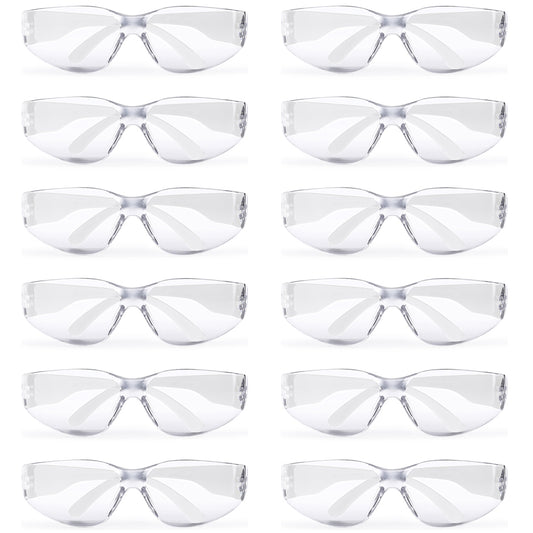Bison Life Hyline Anti Fog Wraparound Safety Glasses, ANSI Z87.1
