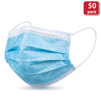 3- Layer Blue Disposable Elastic Ear Loop Non-Woven Face Mask