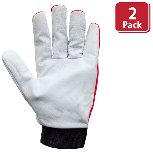 Bison Life Eco-Friendly Assembly Gloves with Secure Loop Closure and Fitted Wrist Design