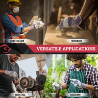Bison Life General-Purpose Leather Work Gloves – Tough, Heavy-Duty Build for Everyday Use