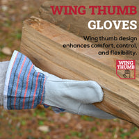 Bison Life General-Purpose Leather Work Gloves – Tough, Heavy-Duty Build for Everyday Use