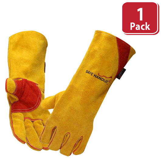 kevlar welding gloves 14 inch heat resistant protection