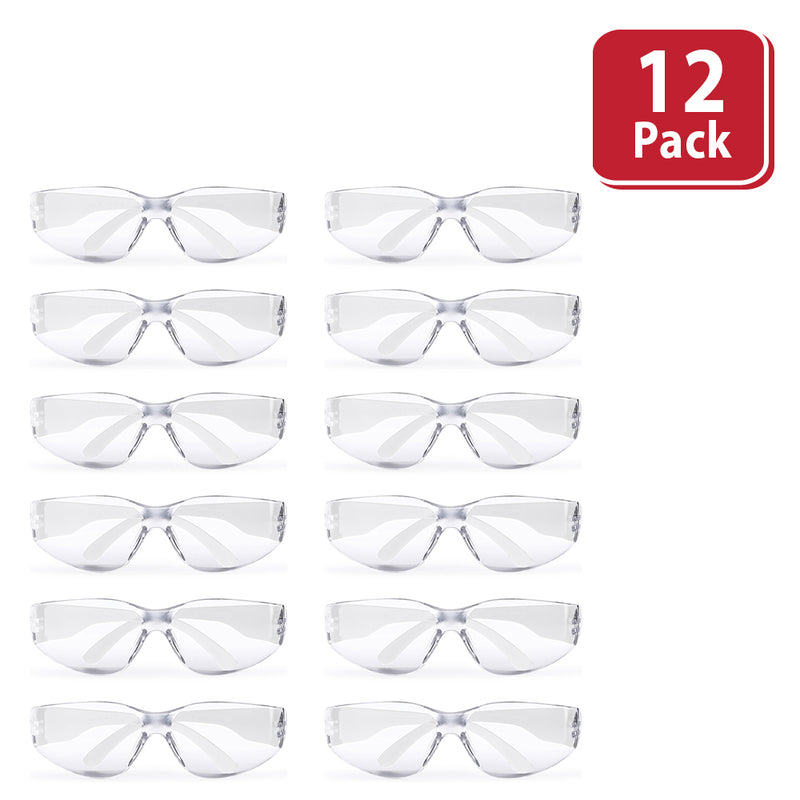 Bison Life Hyline Anti Fog Wraparound Safety Glasses, ANSI Z87.1