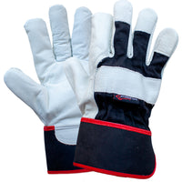 Bison Life XGrip Goat Leather Work Gloves With Knuckle Protection