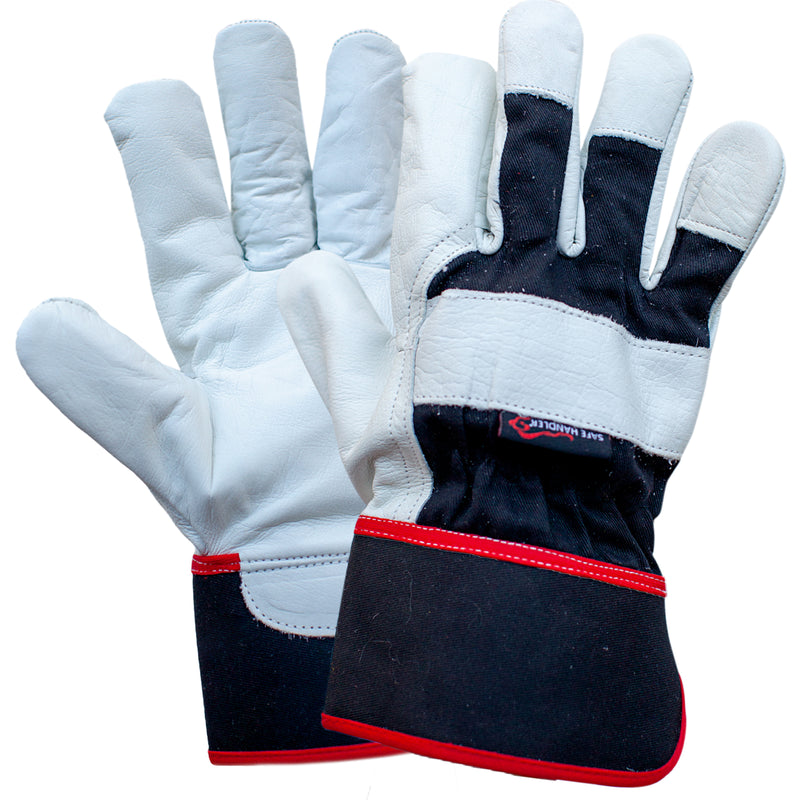 Bison Life XGrip Goat Leather Work Gloves With Knuckle Protection