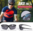 Outdoor Safety Glasses, Anti Fog-Scratch Lens, UV Protection, Tight Fit