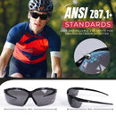 Outdoor Safety Glasses, Anti Fog-Scratch Lens, UV Protection, Tight Fit