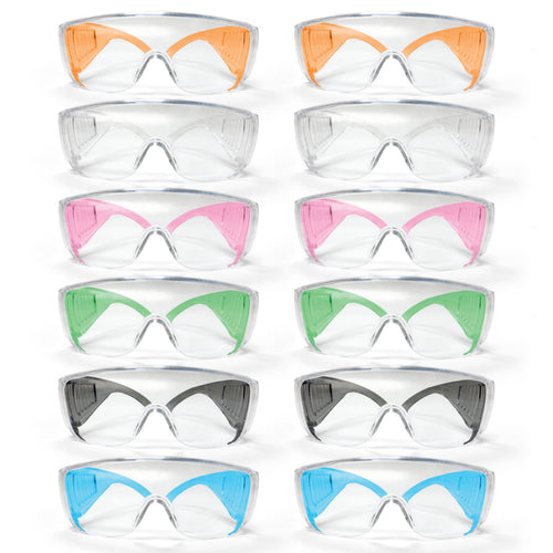 Bison Life Diamont Kids Clear Lens Vented Over-The-Glasses Protective Eyewear, ANSI Z87.1