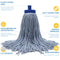 Kleen Handler Screw-on Wet Mop Replacement Head with Plastic Screw Head, Pack of 6