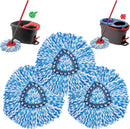 Microfiber Spin Mop Replacement Heads Compatible with O Ceda EasyWring 1 Tank System, Large