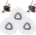 Microfiber Spin Mop Replacement Heads Compatible with O Ceda EasyWring 1 Tank System, Large