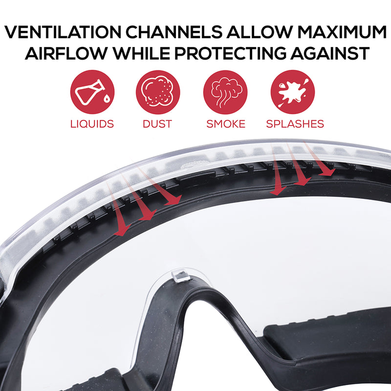 SplashPro Anti-Fog, UV400 Safety Goggles