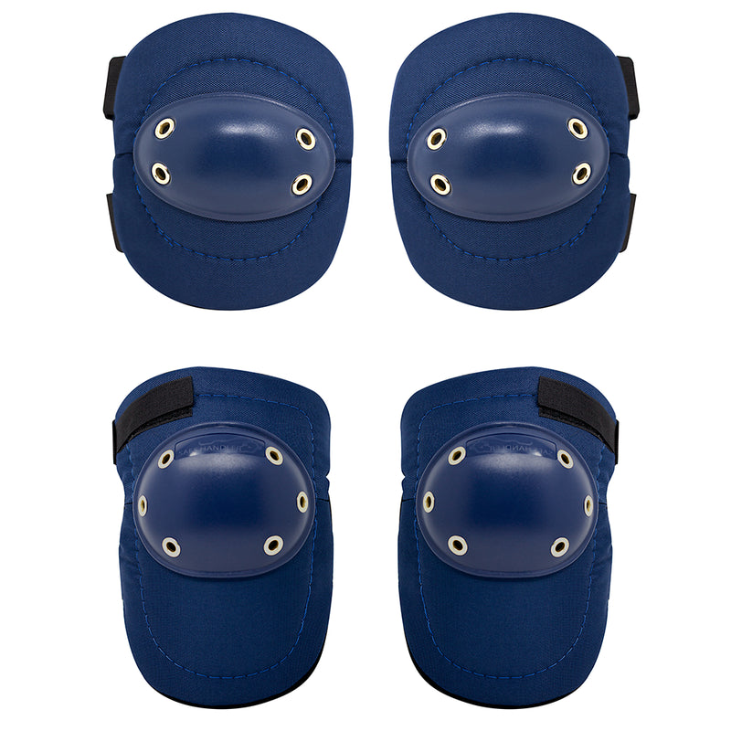 Tough Cap Knee Pads and Elbow Pads – Foam Padding Protective Gear with Adjustable Straps, Durable Comfort for Work, Gardening, Flooring, Cleaning, Skating & More