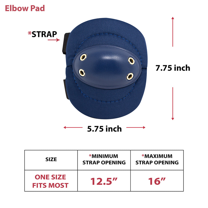 Tough Cap Knee Pads and Elbow Pads – Foam Padding Protective Gear with Adjustable Straps, Durable Comfort for Work, Gardening, Flooring, Cleaning, Skating & More