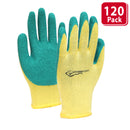 Ultra Stretch Crinkle Latex Coated Grip Work Gloves (2 Pairs)
