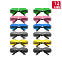 Bison Life Keystone Wraparound Color Lens Black Temple Safety Glasses, ANSI Z87.1