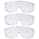 Diamont Vented Over Clear Safety Glasses, ANSI Z87.1, Anti-Scratch