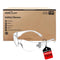 Kristal Clear Lens Clear Temple Safety Glasses, Impact Resistant Lens
