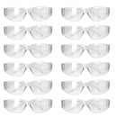 Crystal Full Color Polycarbonate Lens Safety Glasses, Anti-Scratch