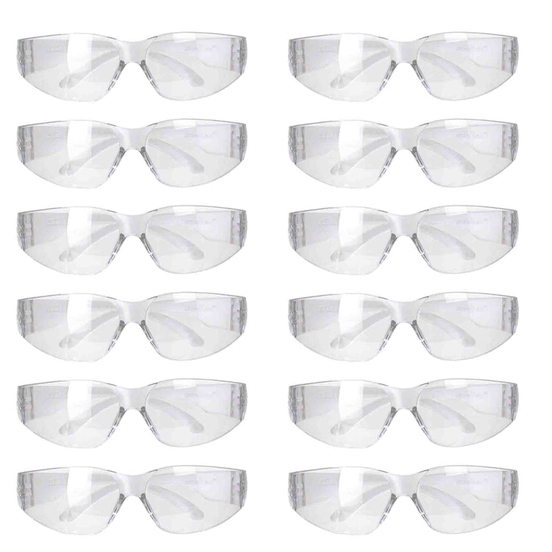 Crystal Full Color Polycarbonate Lens Safety Glasses, Anti-Scratch