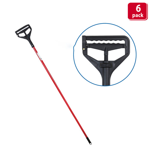 Quick change mop handle pack of 6