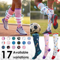 Bison Life Here2Care Compression Socks – Knee High Support for Swelling & Recovery