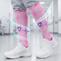 Bison Life Compression Socks for Men & Women – Breathable Anti-Fatigue Knee High Support