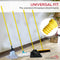 Fiberglass Handle with Threaded Tip: Replacement Wood Handle Featuring Standard Thread for Durable Cleaning and Sweeping