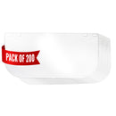 Replacement Clear Face Shields, Polycarbonate Visor for Safety Headgear