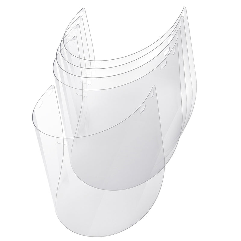 Replacement Clear Face Shields, Polycarbonate Visor for Safety Headgear