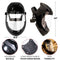 Full Face Protector Face Shield, Reusable, Secure Protection, Black