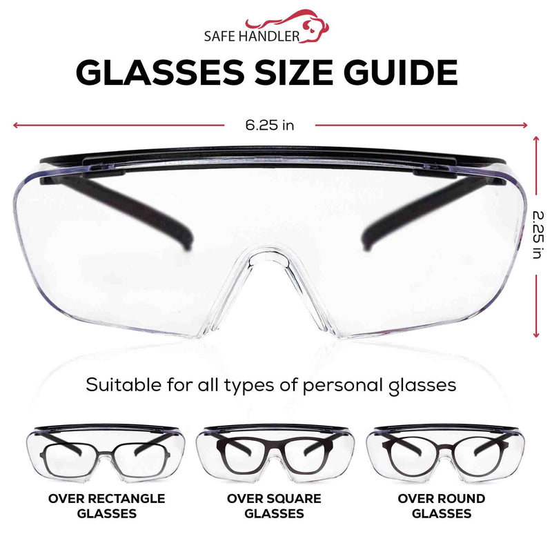 over the glass goggles Safe Handler Duarte Premium Over Glasses