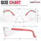 Boxer Clear Lens Color Temple Safety Glasses, Anti Scratch-Fog Lens