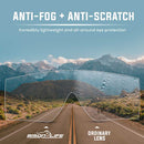 Boxer Clear Lens Color Temple Safety Glasses, Anti Scratch-Fog Lens