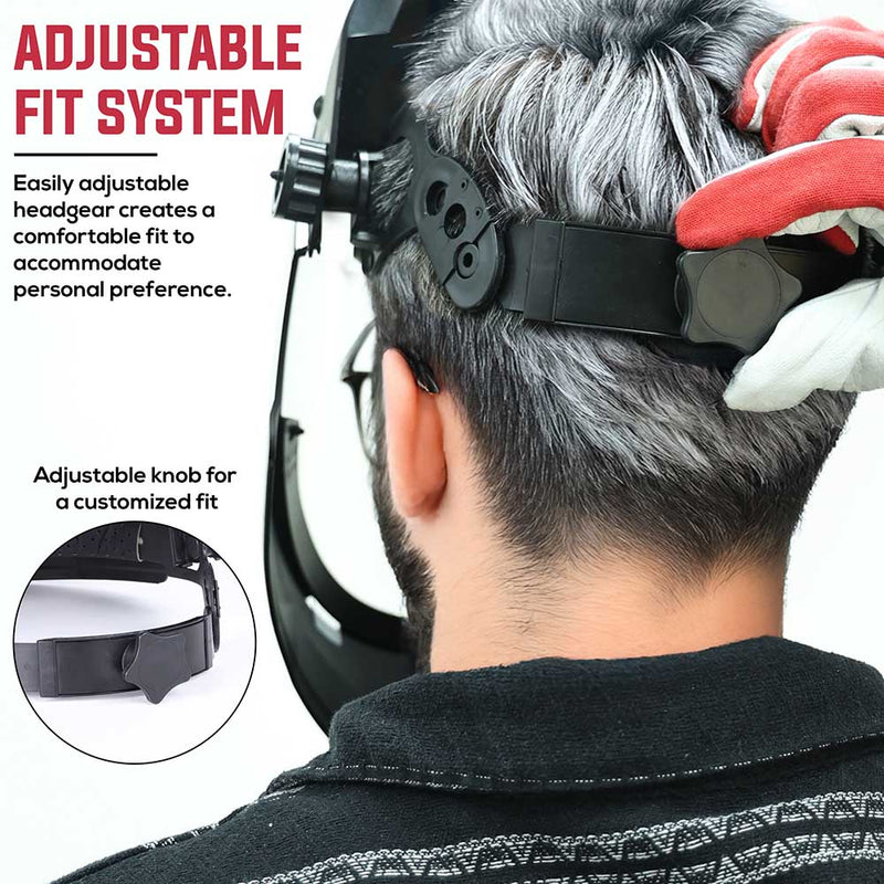 Full Face Protector Face Shield, Reusable, Secure Protection, Black