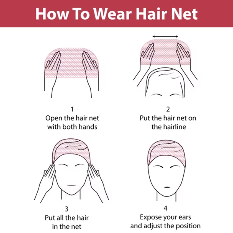 Bison Life Magic Net – Durable Invisible Reusable Nylon Mesh Hair Nets for Adults & Youth