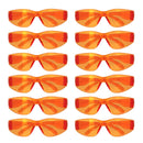 Crystal Full Color Polycarbonate Lens Safety Glasses, Anti-Scratch