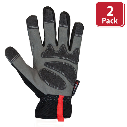Bison Life Thick Protection Tough Pro Grip Gloves With Knuckle Guard