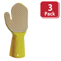 Bison Life Pet Grooming Mitt — Studded Bristle Massage Glove for Dogs & Cats