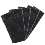 Bison Life Black Heavy Duty Scouring Pads — Reusable Scrub for Floor Stripping & Deep Cleaning