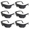 Boxer Black Temples Safety Glasses, Anti Scratch- Fog Lens, Adjustable Temple