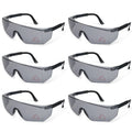 Boxer Black Temples Safety Glasses, Anti Scratch- Fog Lens, Adjustable Temple
