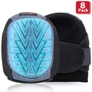 Heavy Duty Hard Shell Knee Pads with Gel and Foam Cushion, Tough Abrasion-Resistant Cap