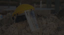 Reusable Face Shield with Ratchet, Full Facial Protection, Lightweight, Yellow